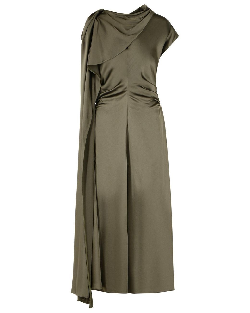 Jonathan Simkhai Green 'Jacka' Satin Midi Dress