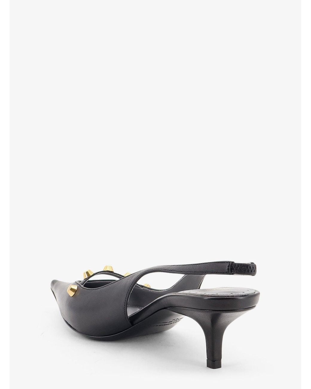 Balenciaga White Midnight City Leather Pumps