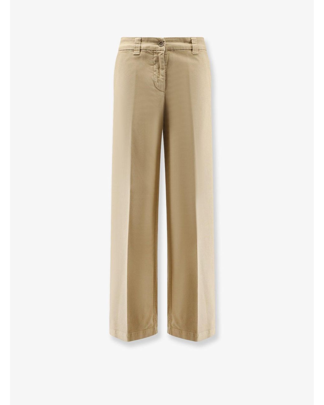 Aspesi Natural Cotton Trousers