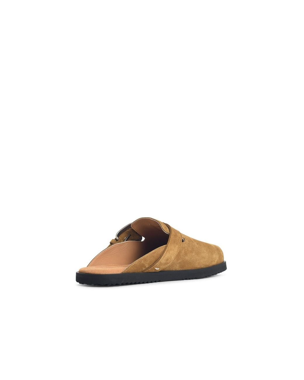 Maison Margiela White 'Tabi' Suede Slippers for men