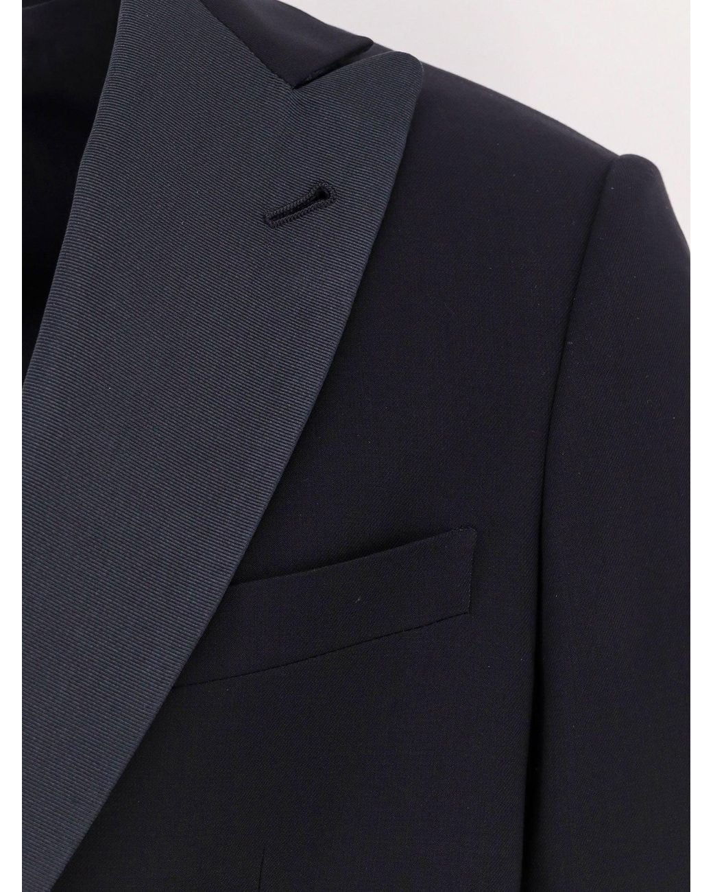 Giorgio Armani Blue Soho Wool Tuxedo for men