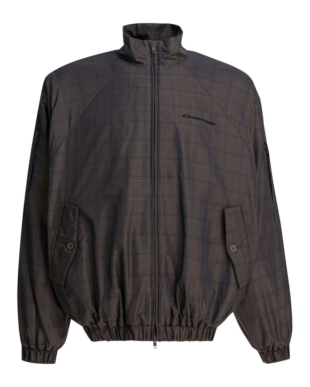 Balenciaga Gray Nylon Jacket