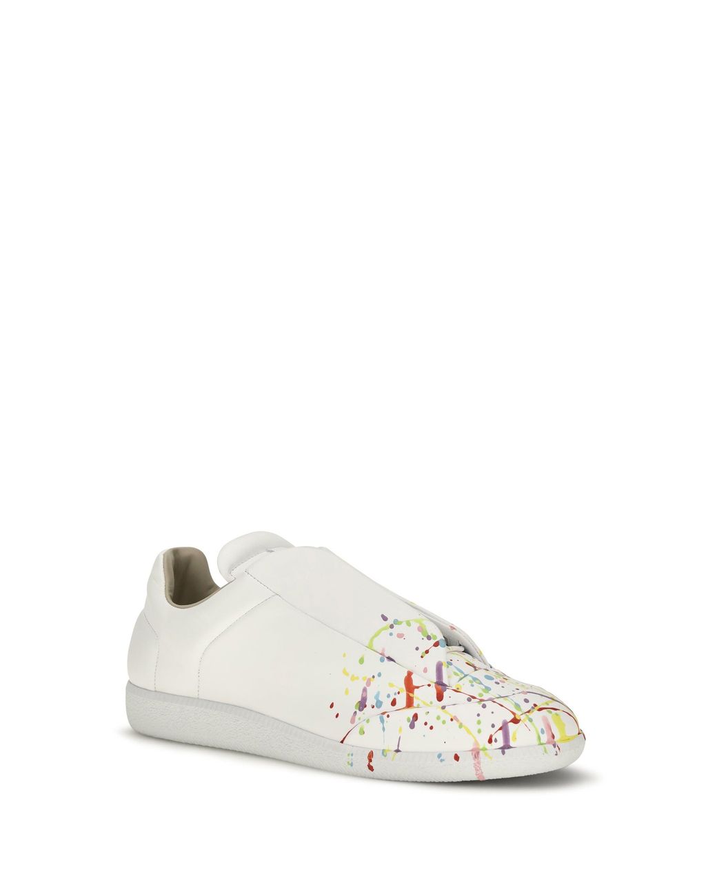 Margiela White Future Leather Sneakers for men