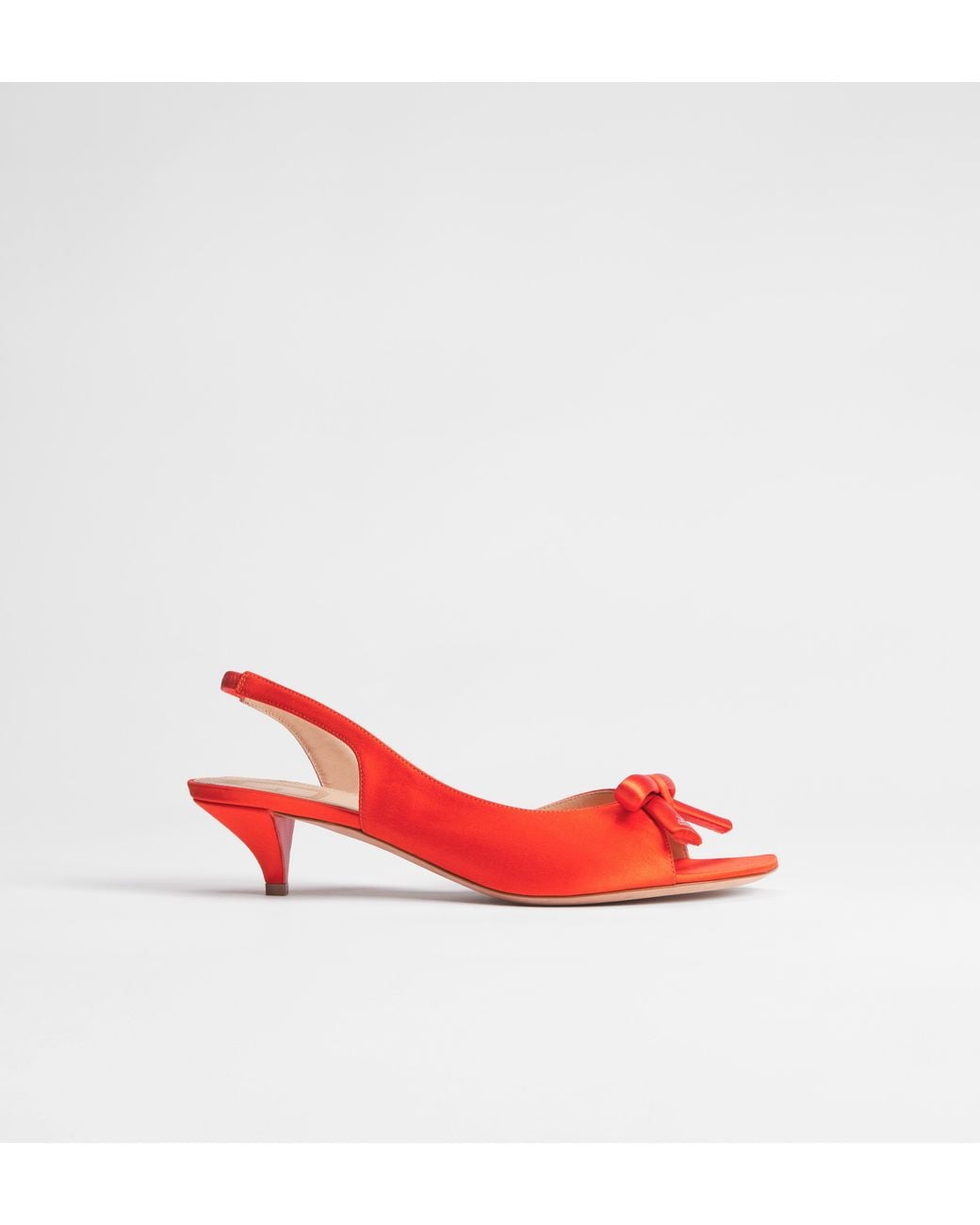 Dior Red Bow 40Mm" Slingback Sandals