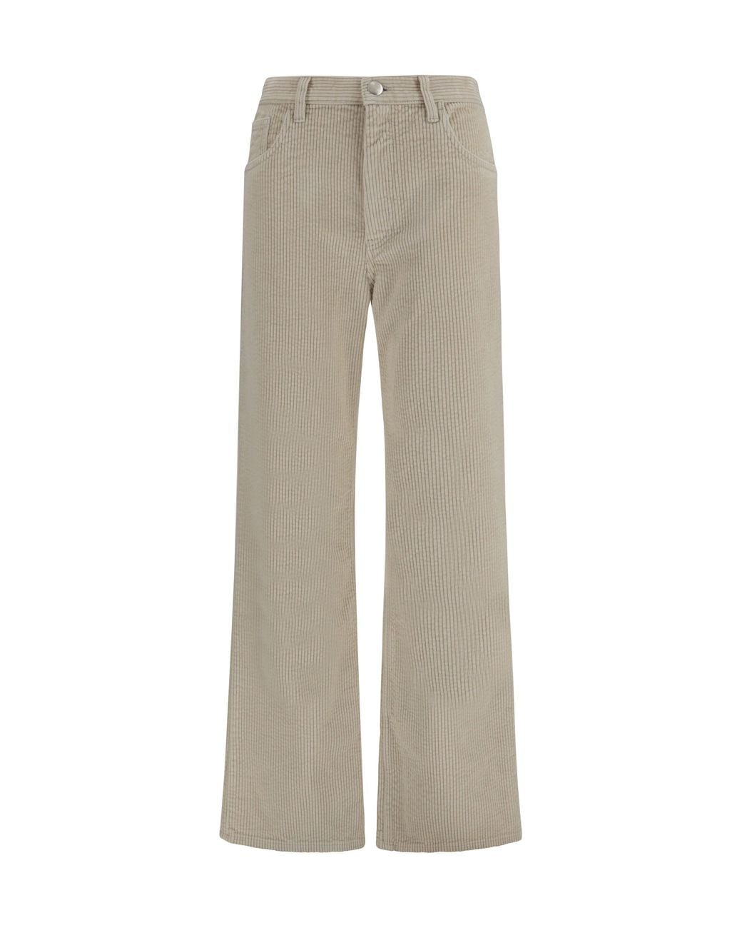 Marni Gray Corduroy Flare Pants