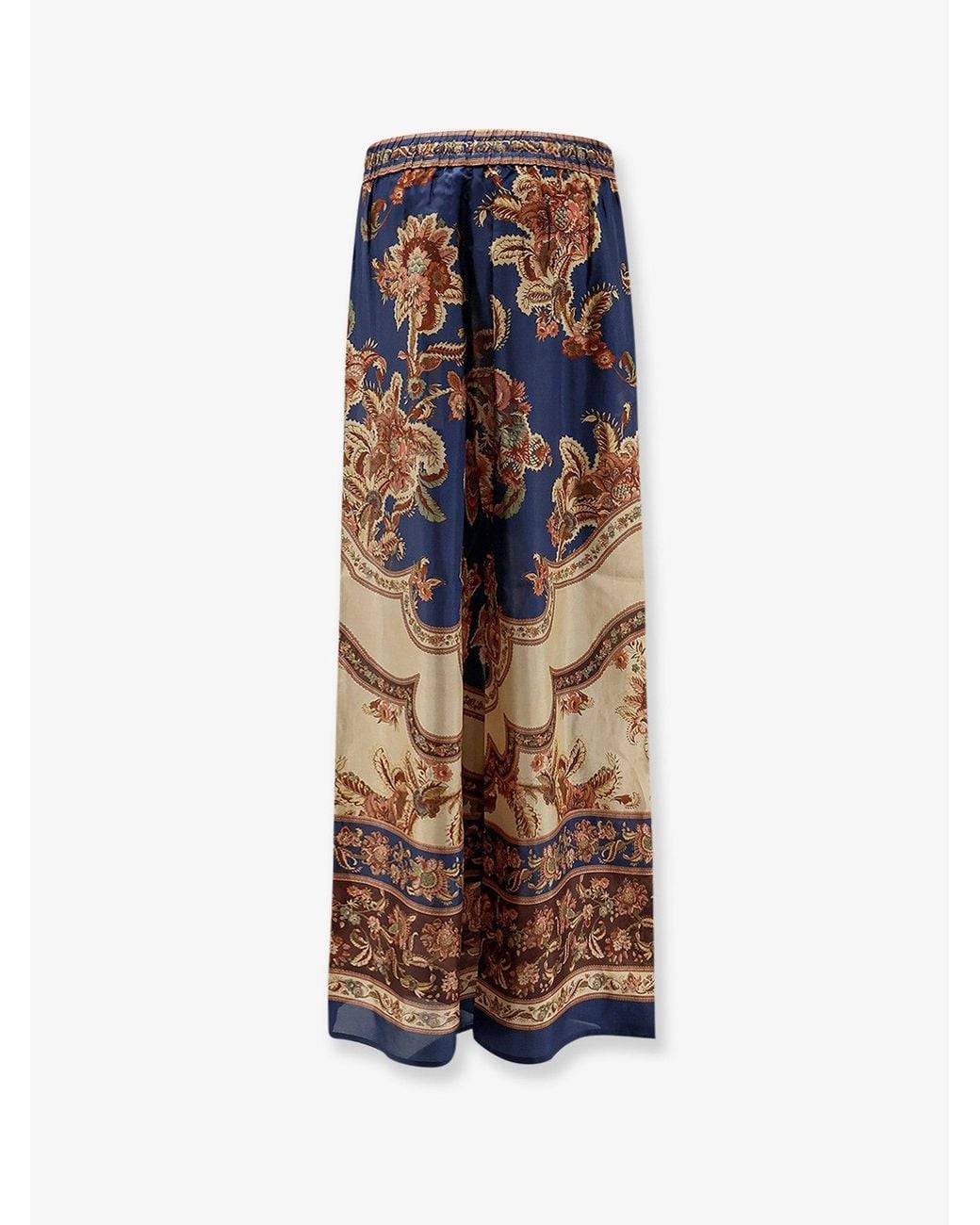 Zimmermann Multicolor Aster Silk Trousers
