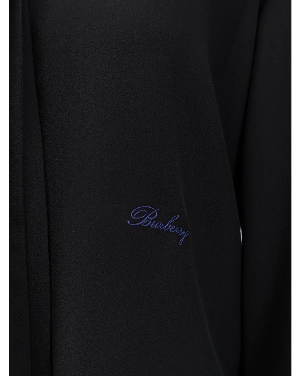 Burberry Black Rhiannon Silk Shirt
