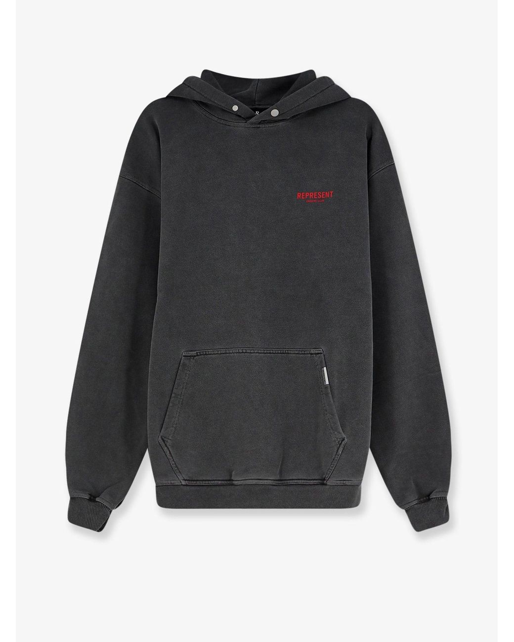 Represent Gray Owners Cotton Sweatshirt for men