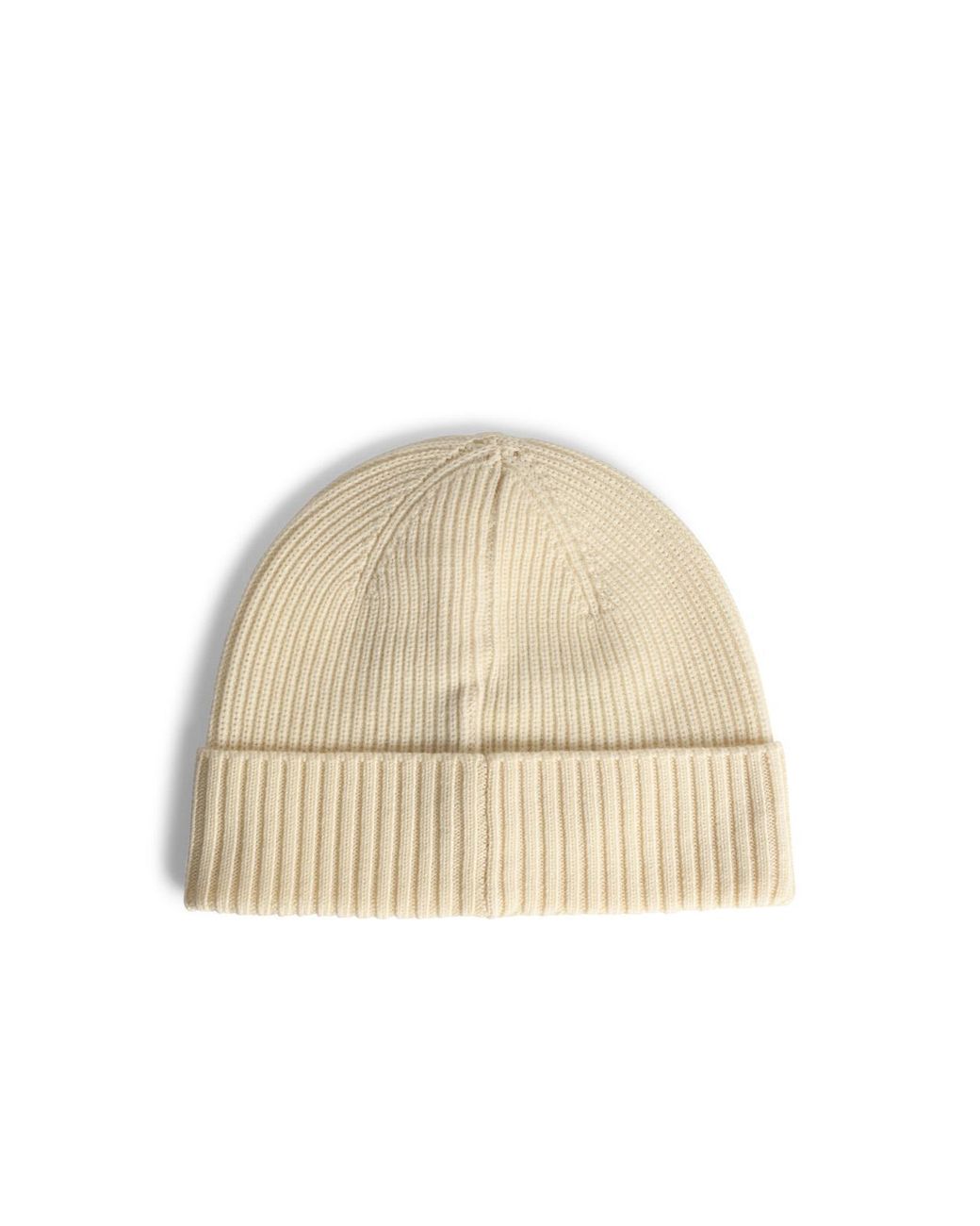 Seven Gauge Natural Wool Beanie for men