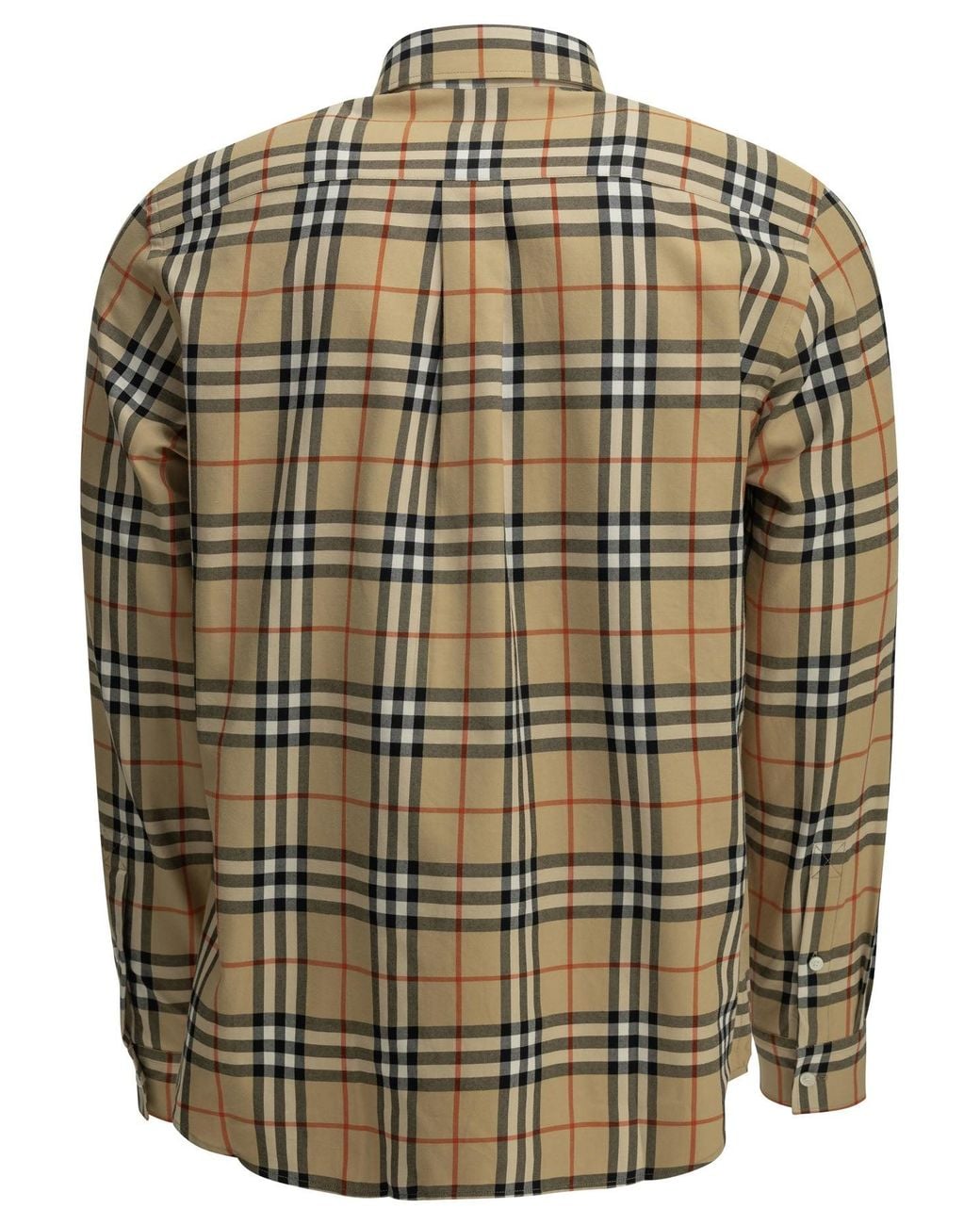 Burberry Natural "Robert" Casual Shirt for men