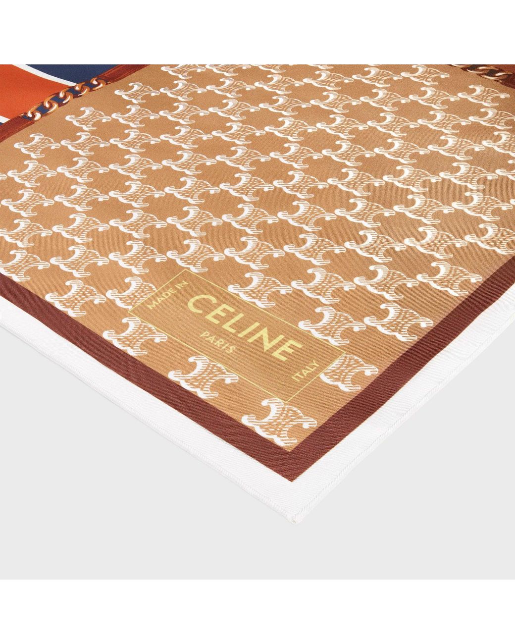 Céline Orange Scarf
