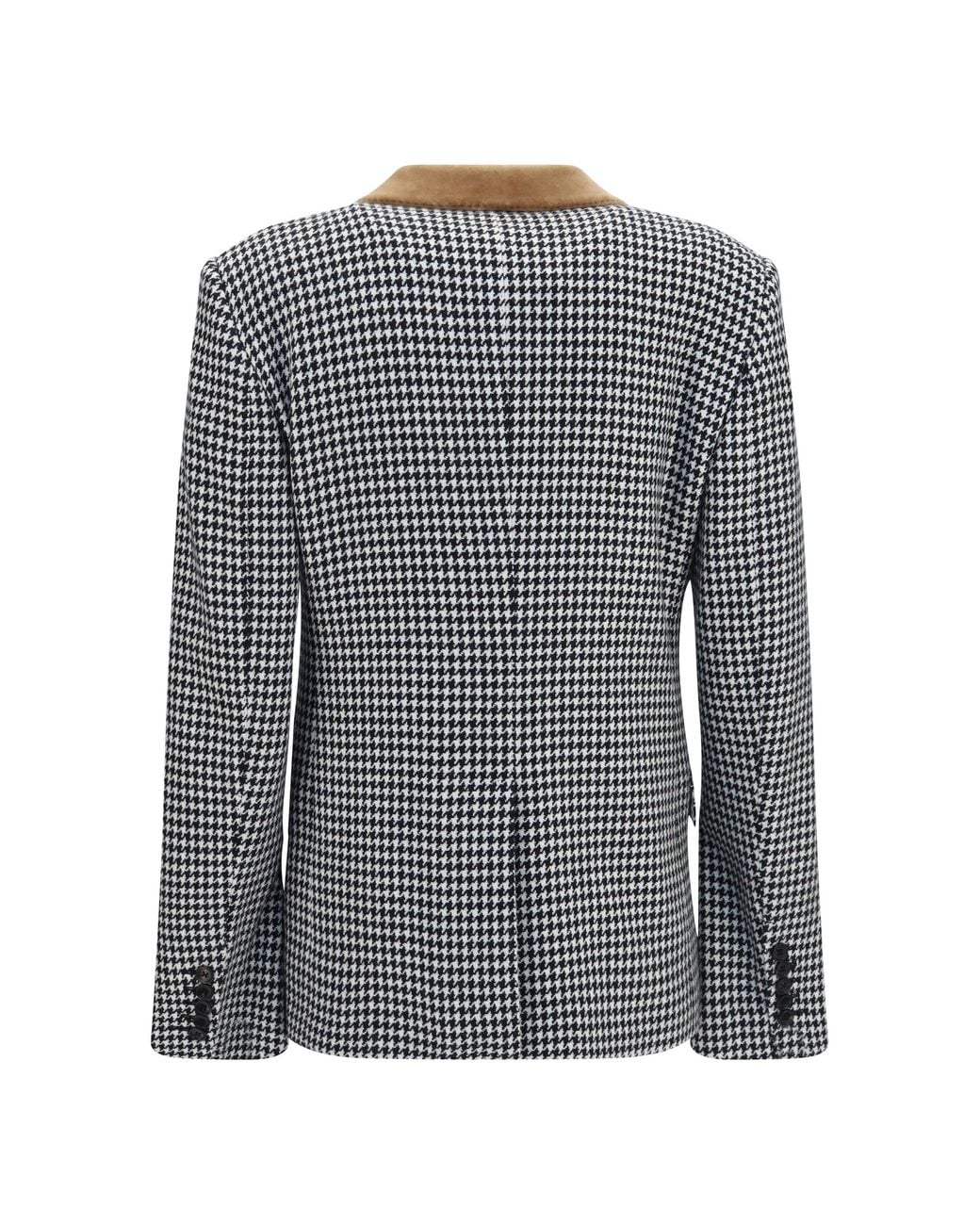 Tom Ford Gray Houndstooth Cashmere Jacket