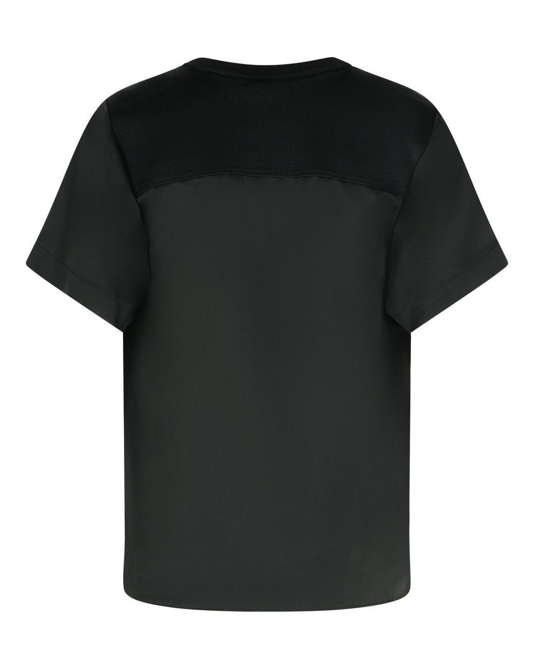 Jonathan Simkhai Black 'Addy' Acetate Blend T-Shirt