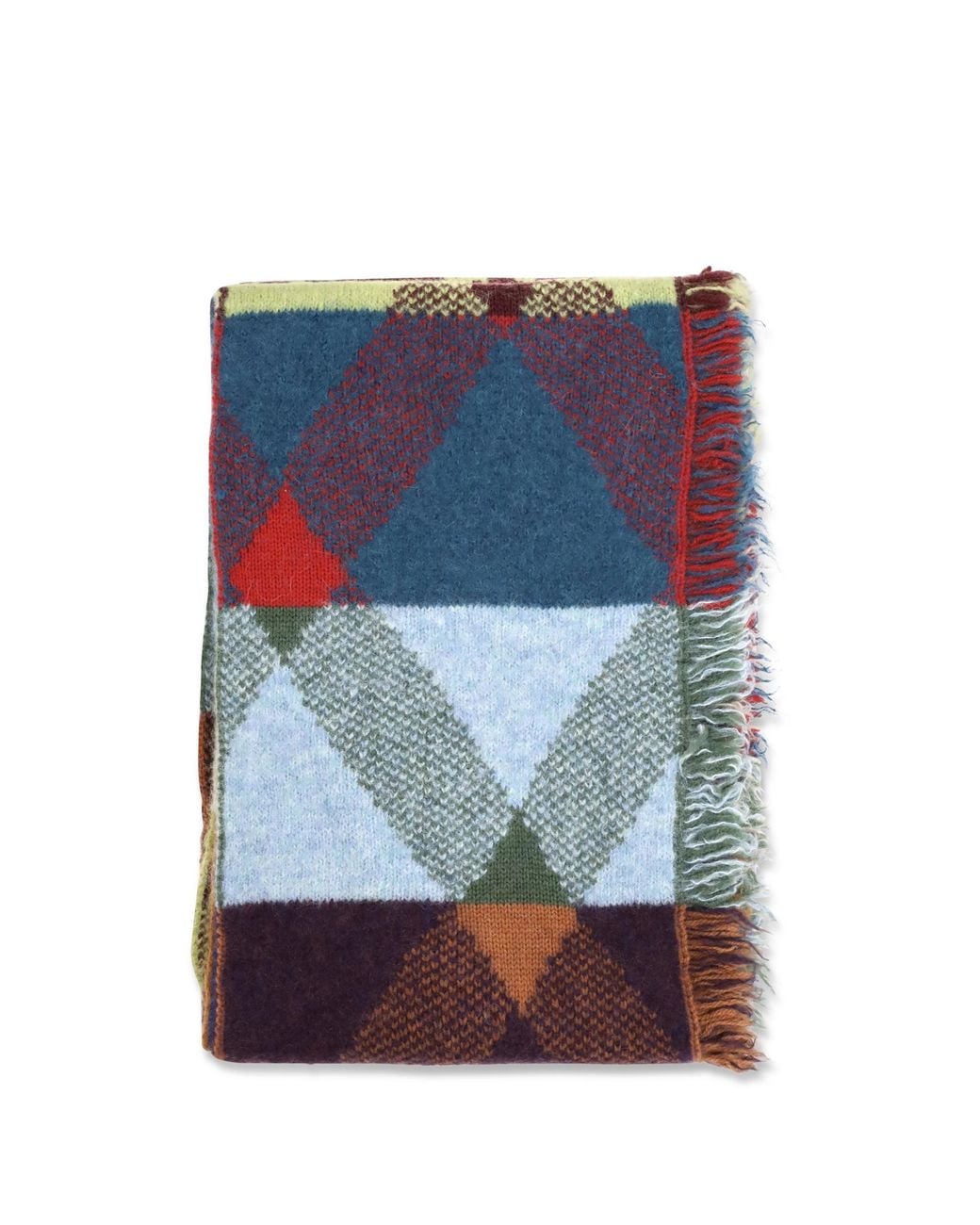 Dries Van Noten Blue Scarf Merino Wool (Ovis Aries) for men