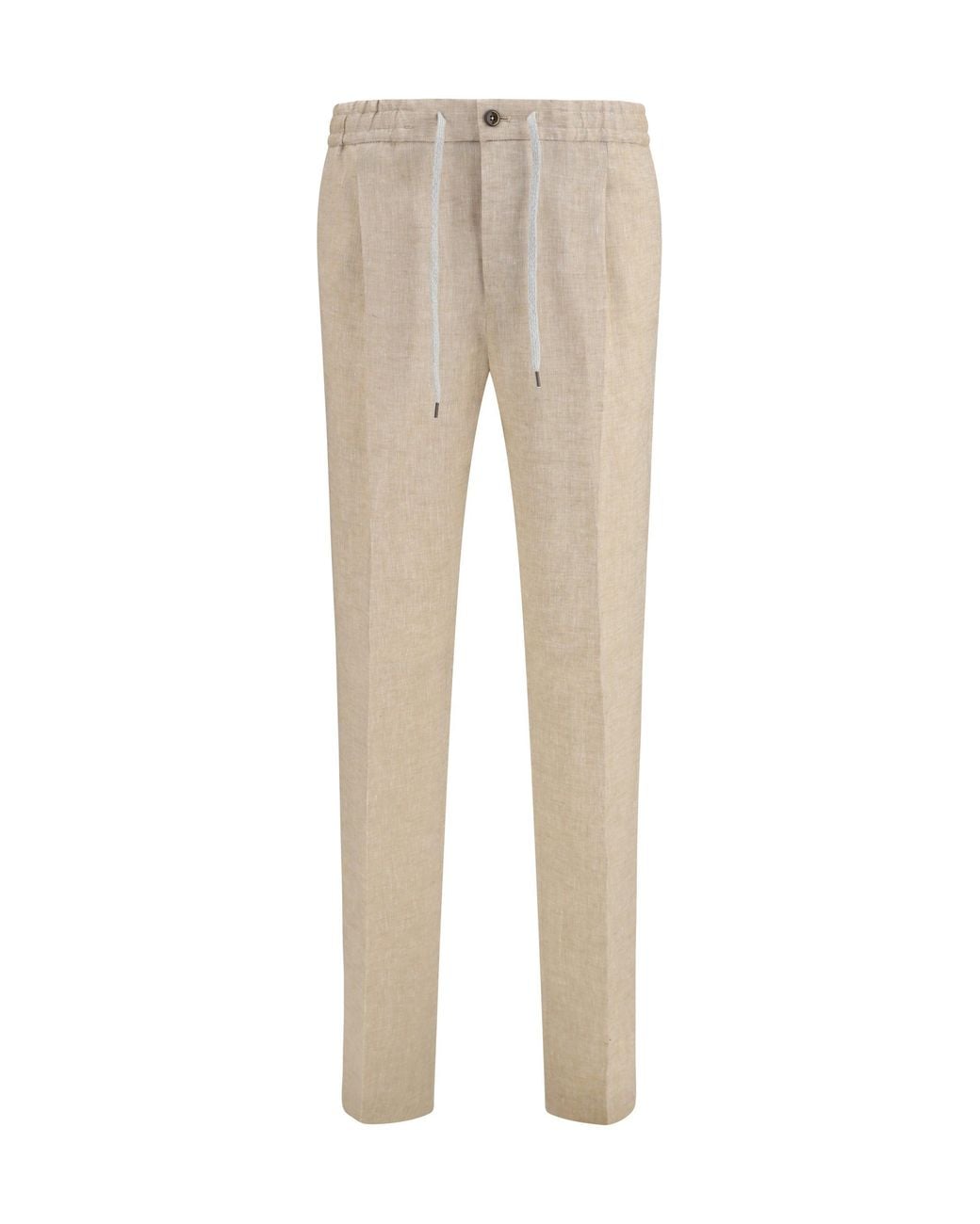 PT Torino Natural Linen Pants for men