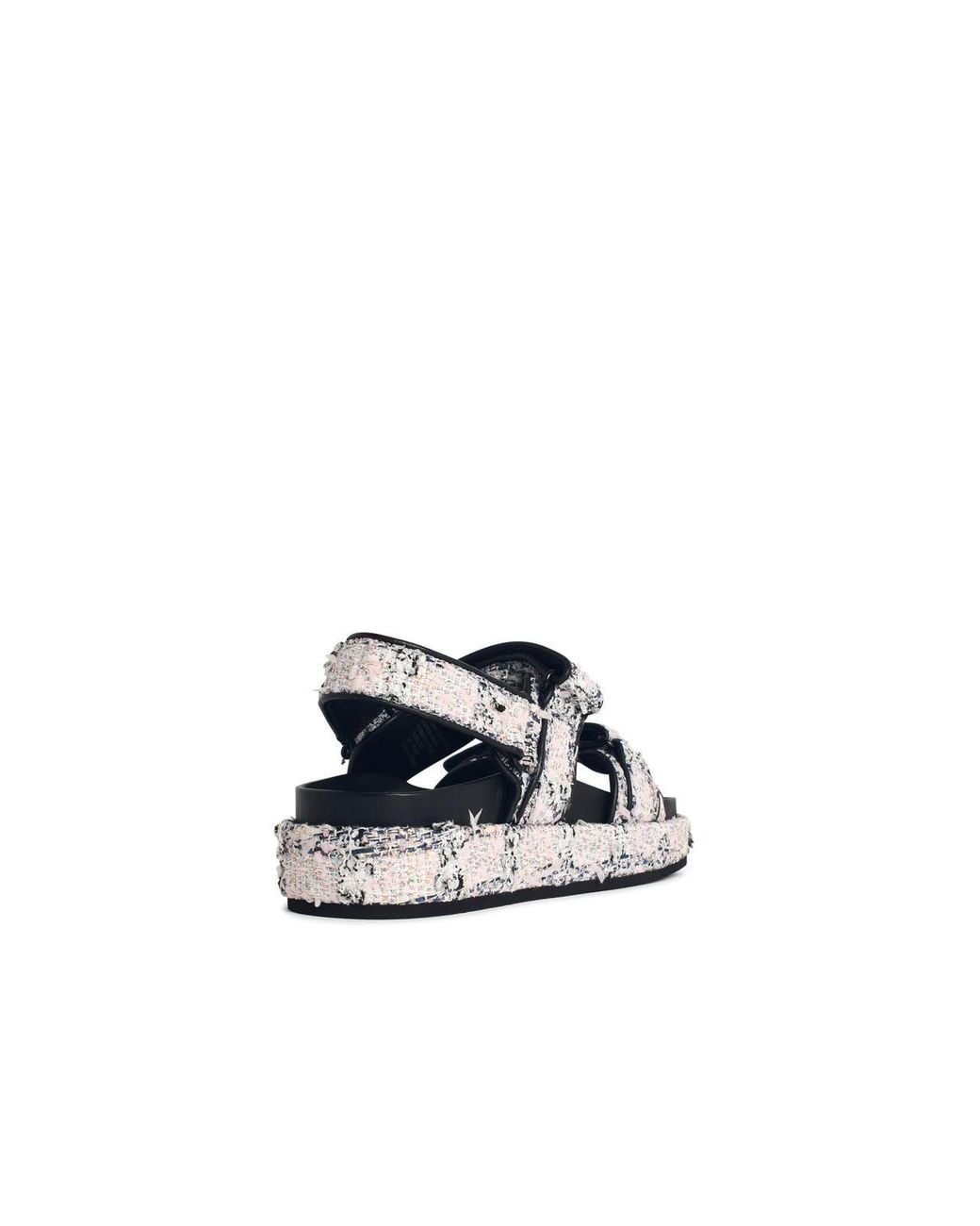Tory Burch White "Kira" Platform Sandals