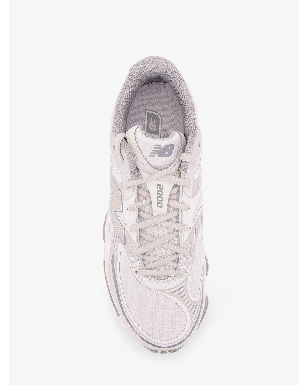 New Balance White U2000 Mesh And Rubber Sneakers for men