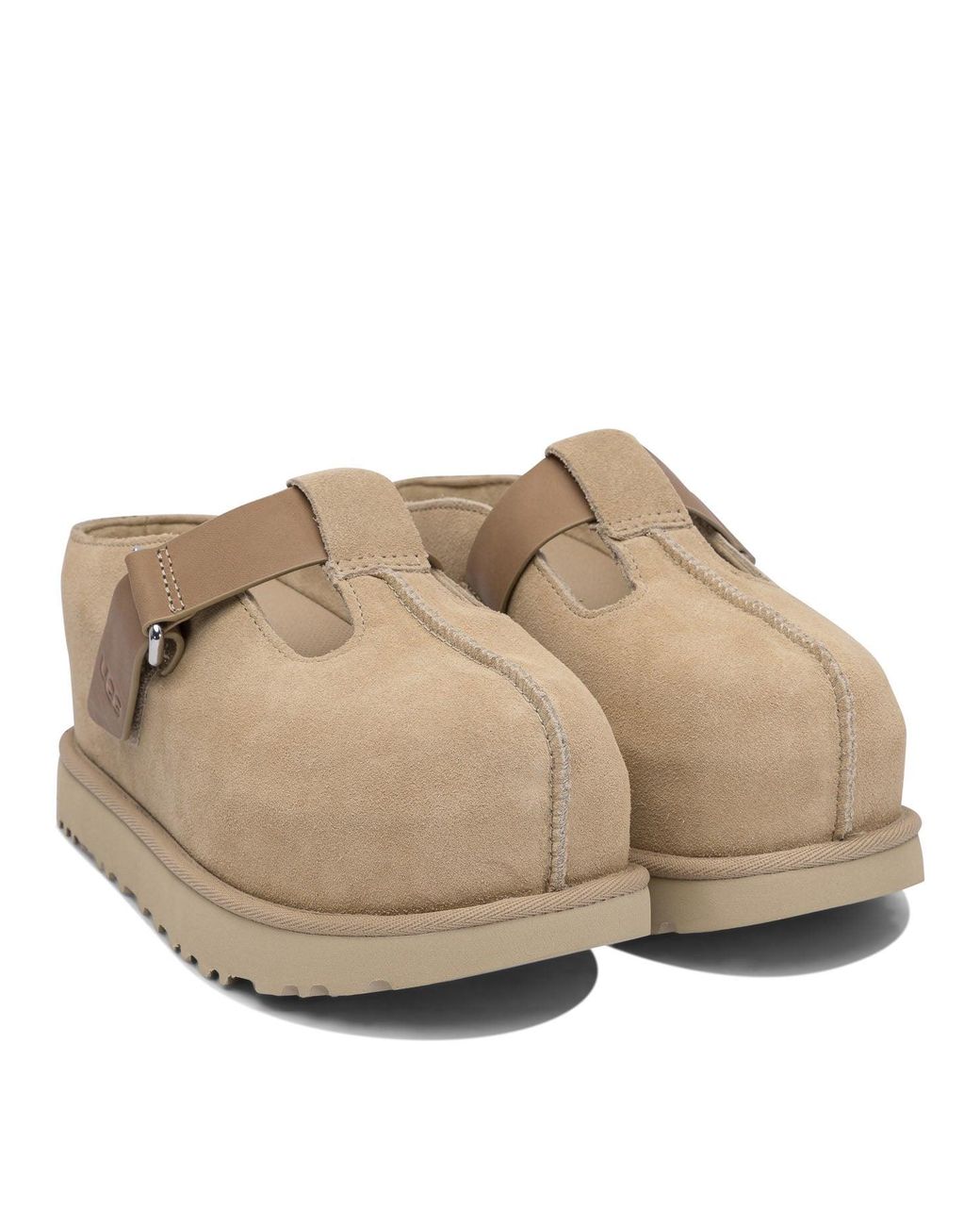 Ugg Brown Suede Leather Loafers