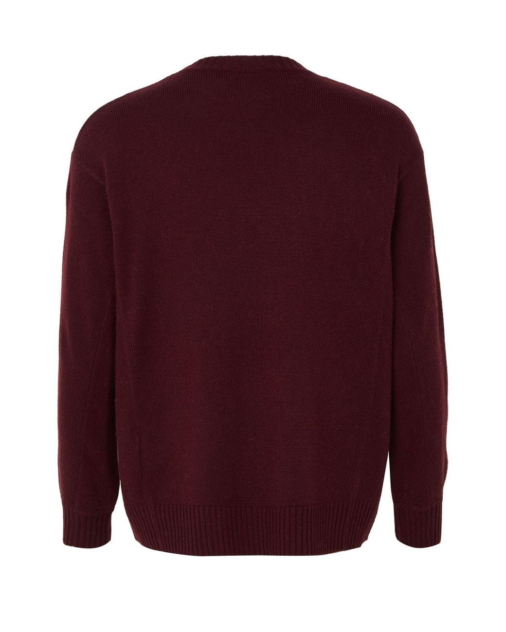 Max Mara Red "Fido" Crewneck Sweater
