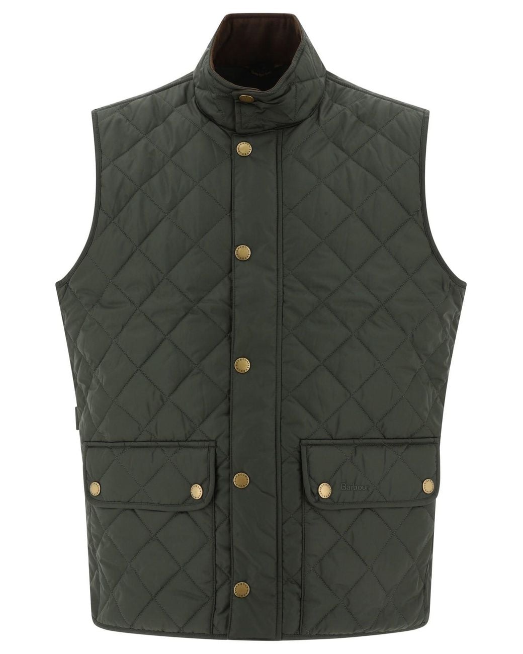Barbour Green "Lowerdale" Vest Jacket for men