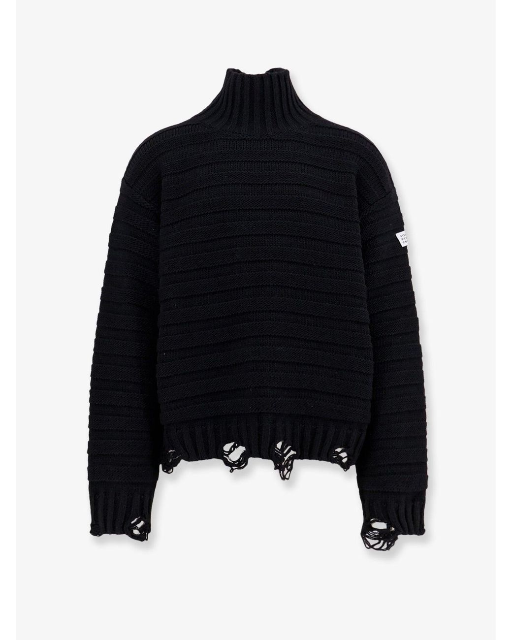 MM6 by Maison Margiela Black Sweaters for men
