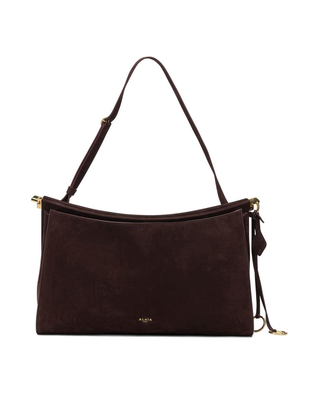 Alaïa Brown "Le Click Pocket 35" Medium Shoulder Bag
