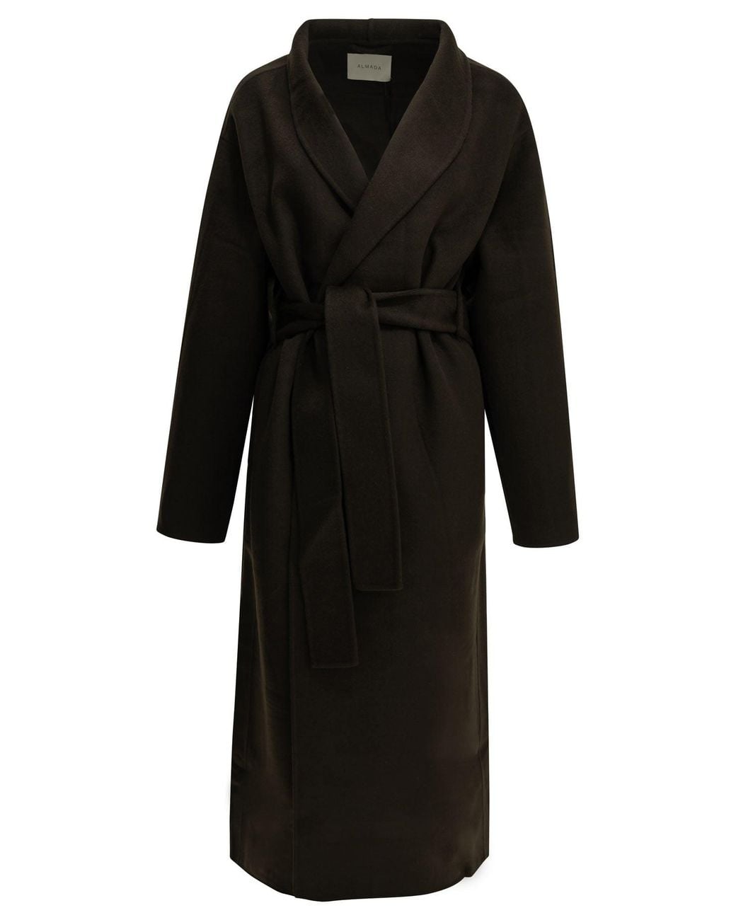 Almada Label Black "Mara" Long Coat