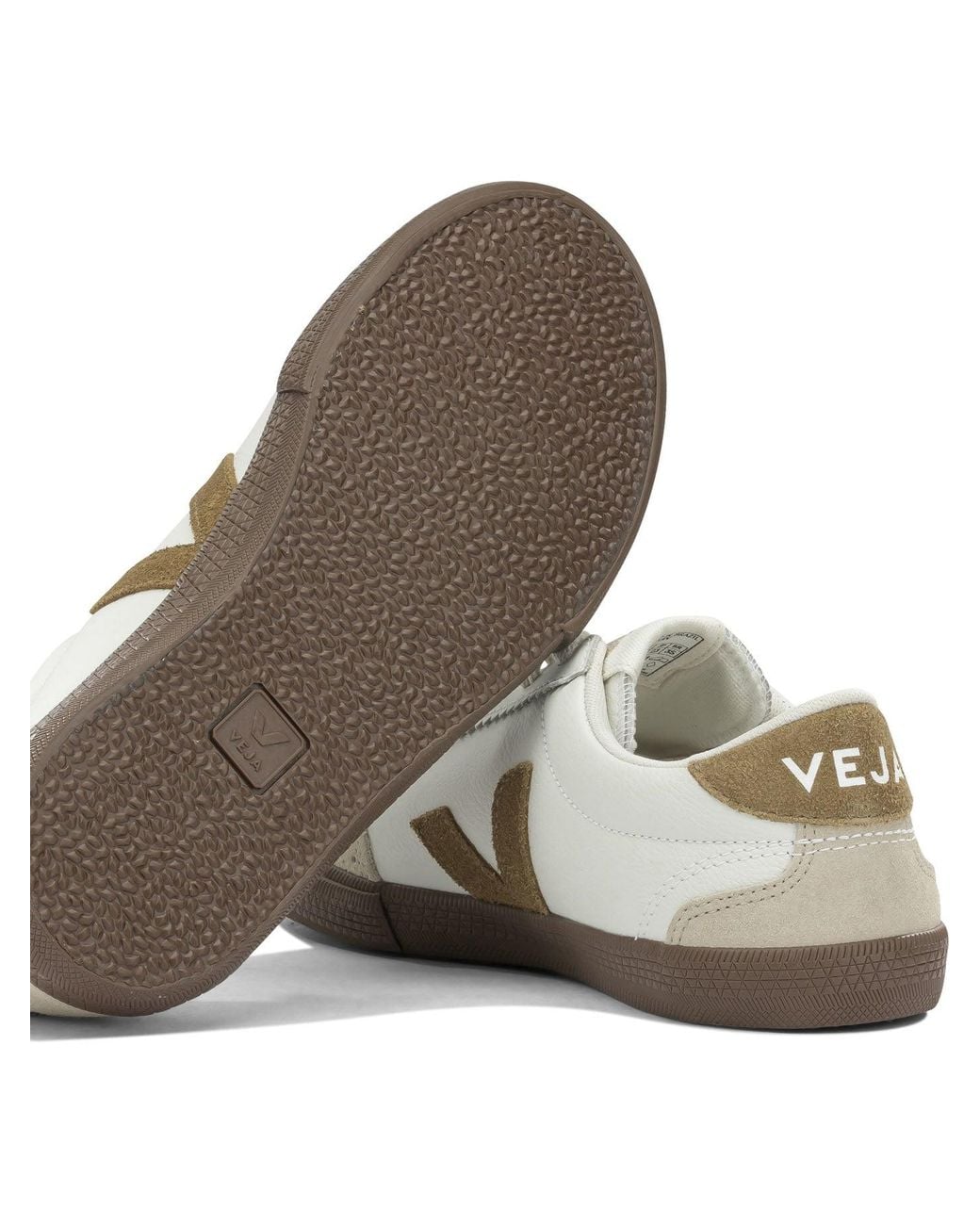 Veja White Volley Low-Top Sneakers