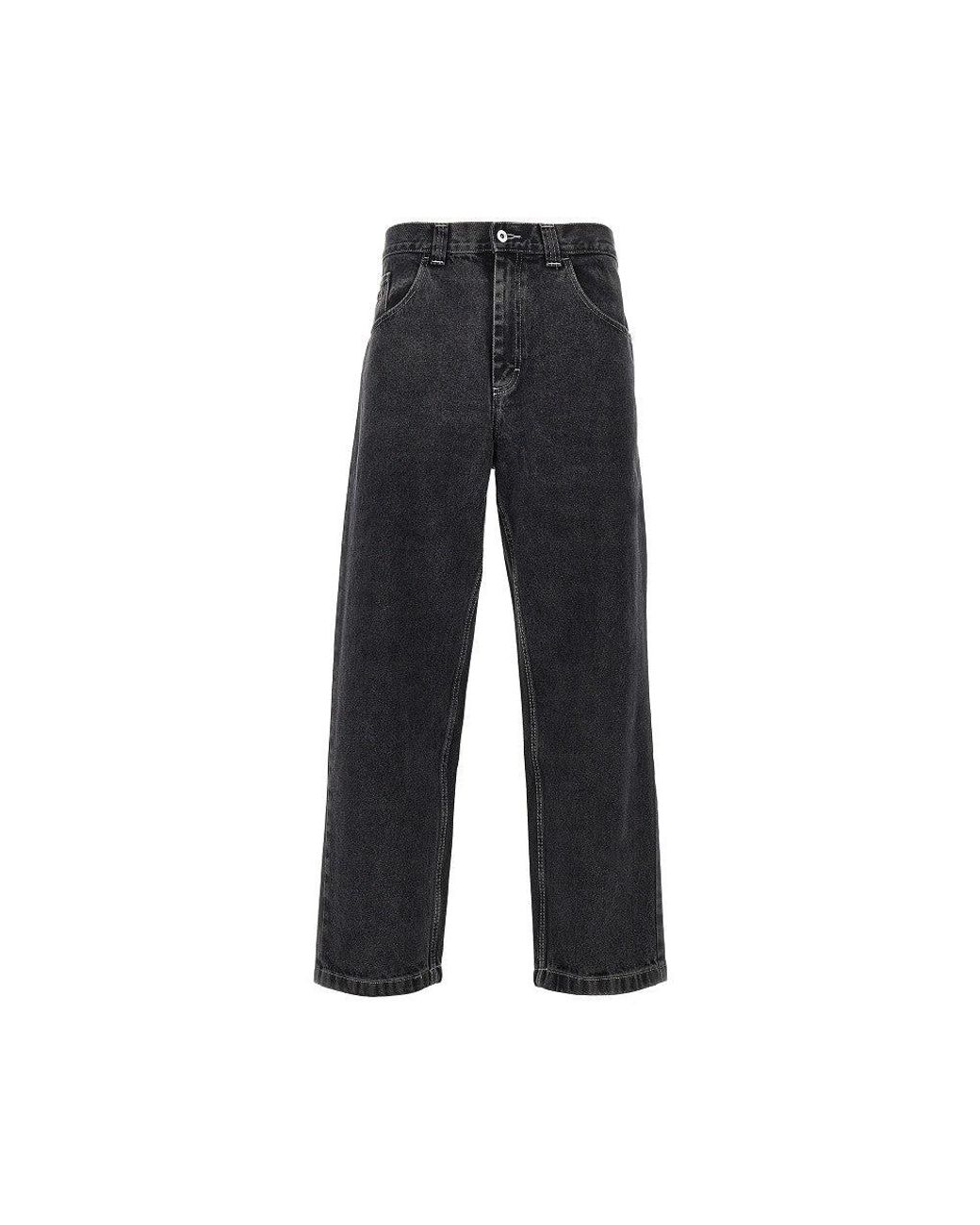 POLAR SKATE Black '93' Oversized Fit Jeans for men