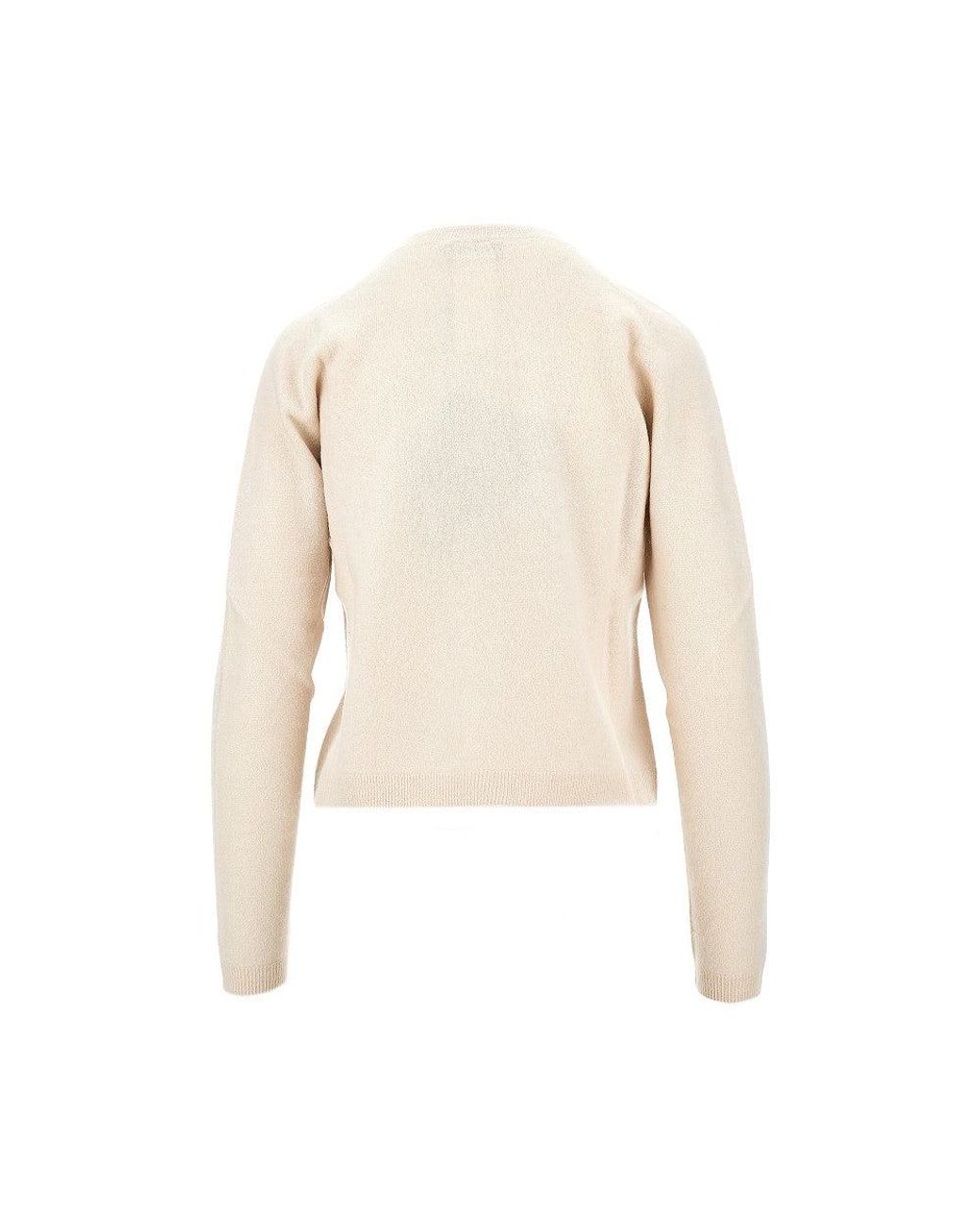 Weekend by Maxmara Natural Wool Cashmere Cardigan