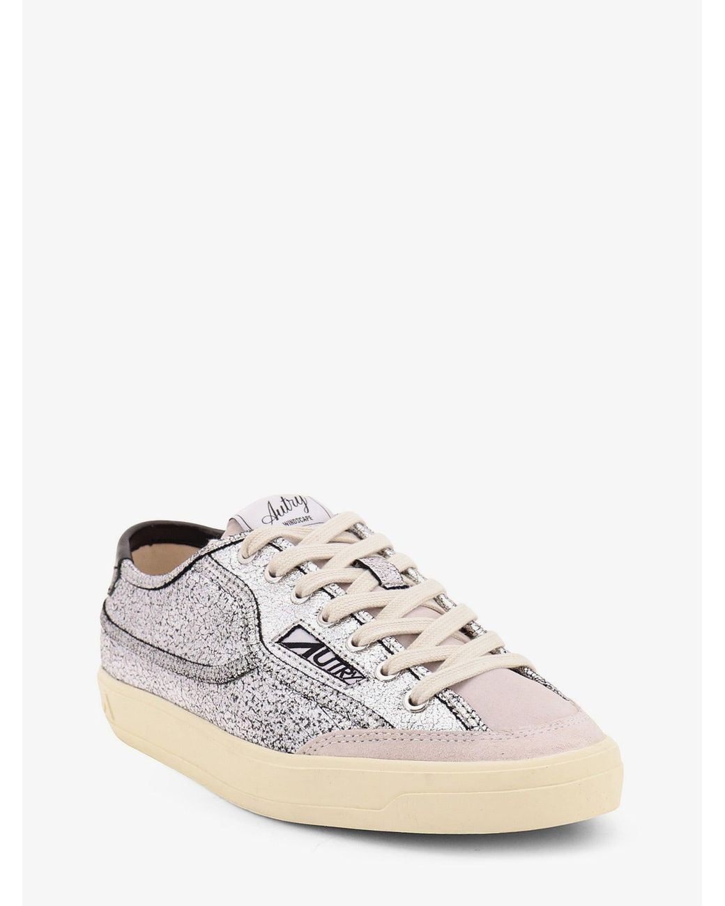Autry White Windscape Low Leather Sneakers