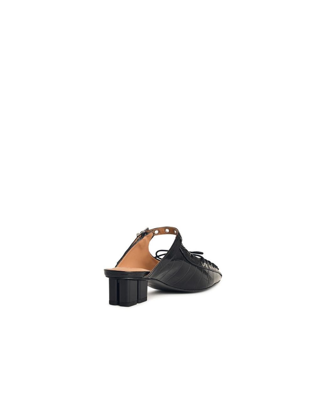 Ganni White Mules With Laces