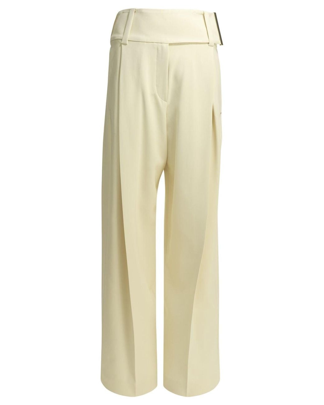 Max Mara Yellow Tailored Pants
