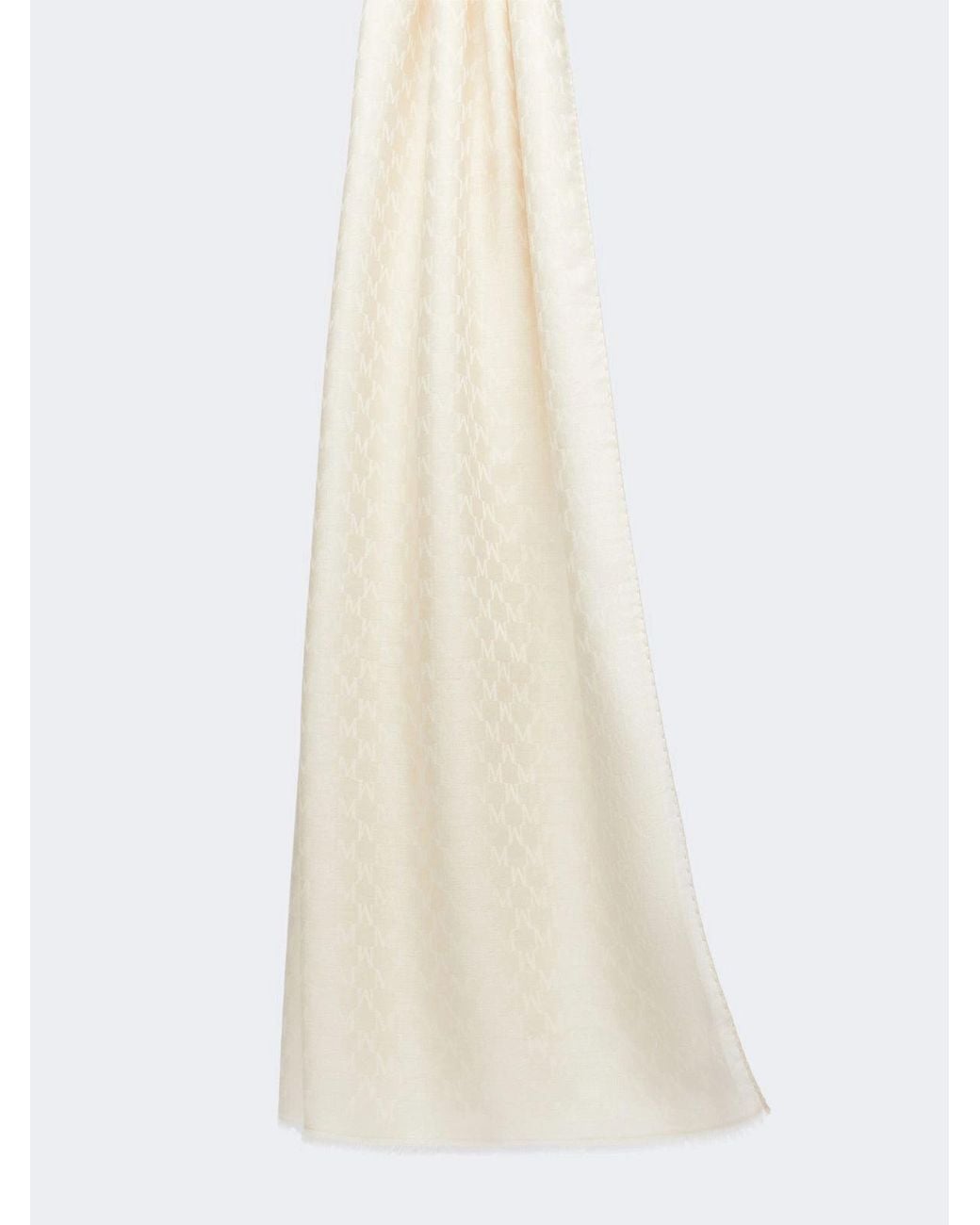 Max Mara White Scarf