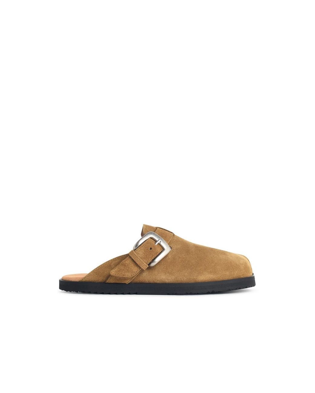 Maison Margiela White 'Tabi' Suede Slippers for men