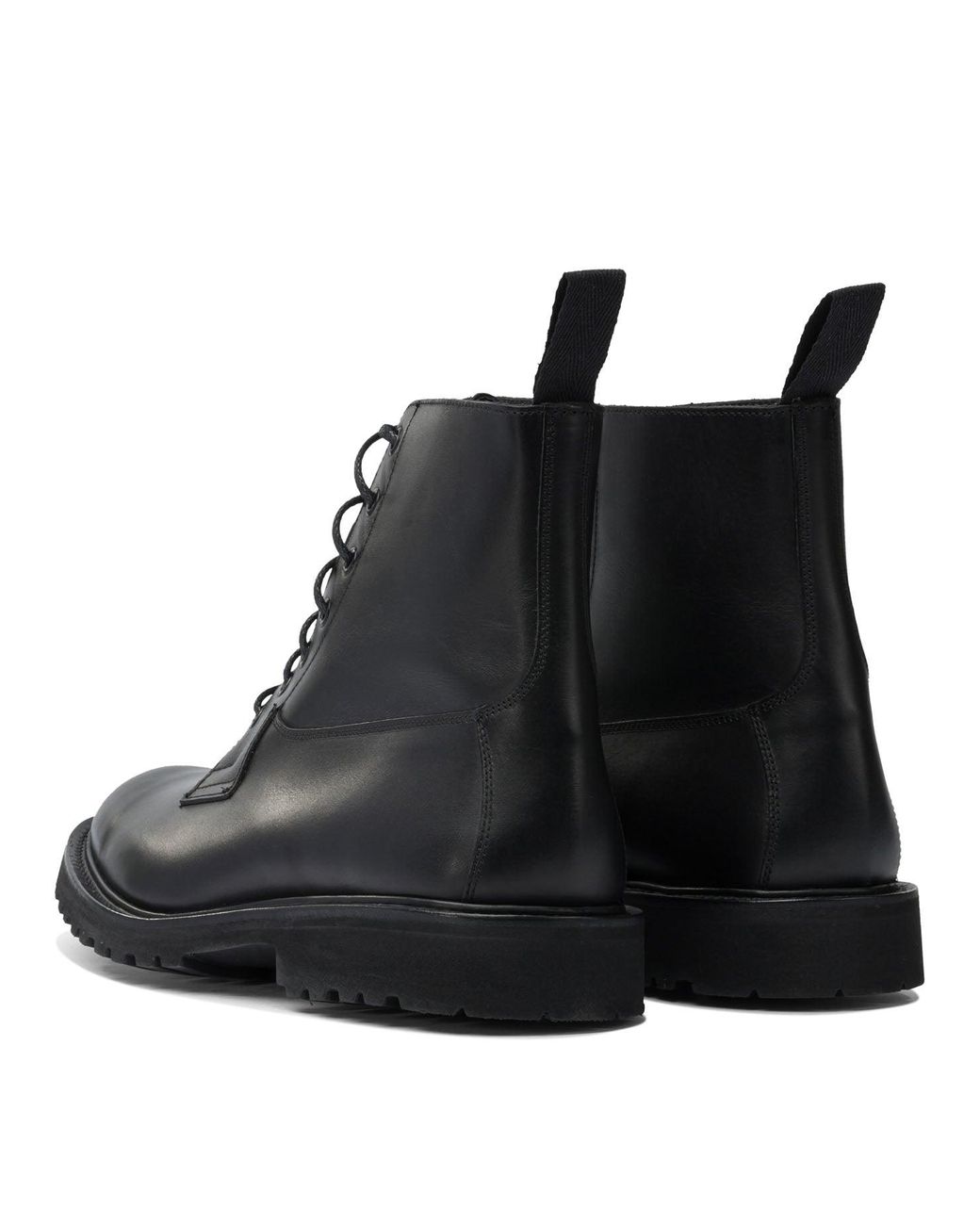 Tricker's Black "Burford" Ankle Boots for men
