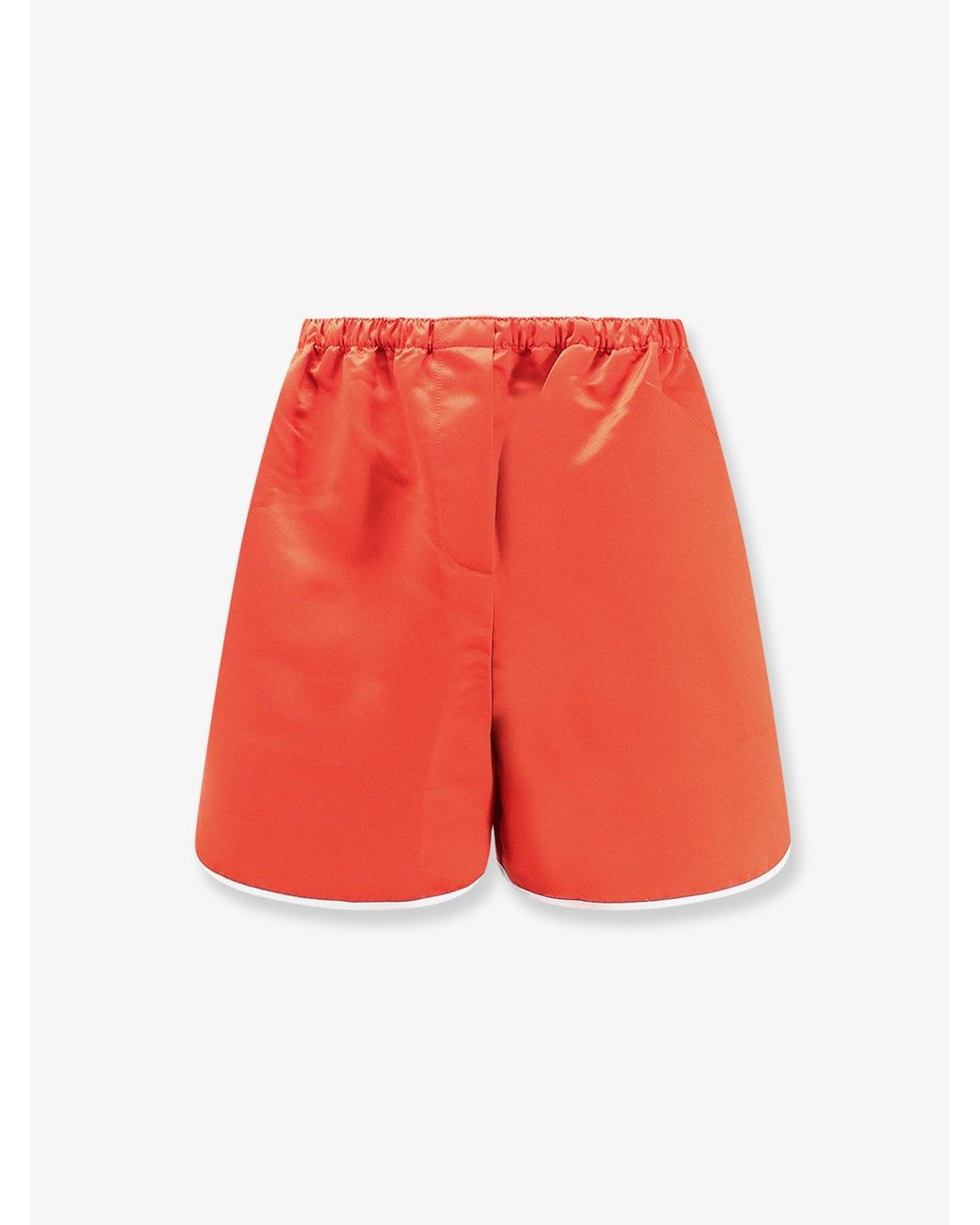 Frankie Shop Red Adia Satin Boxer Shorts