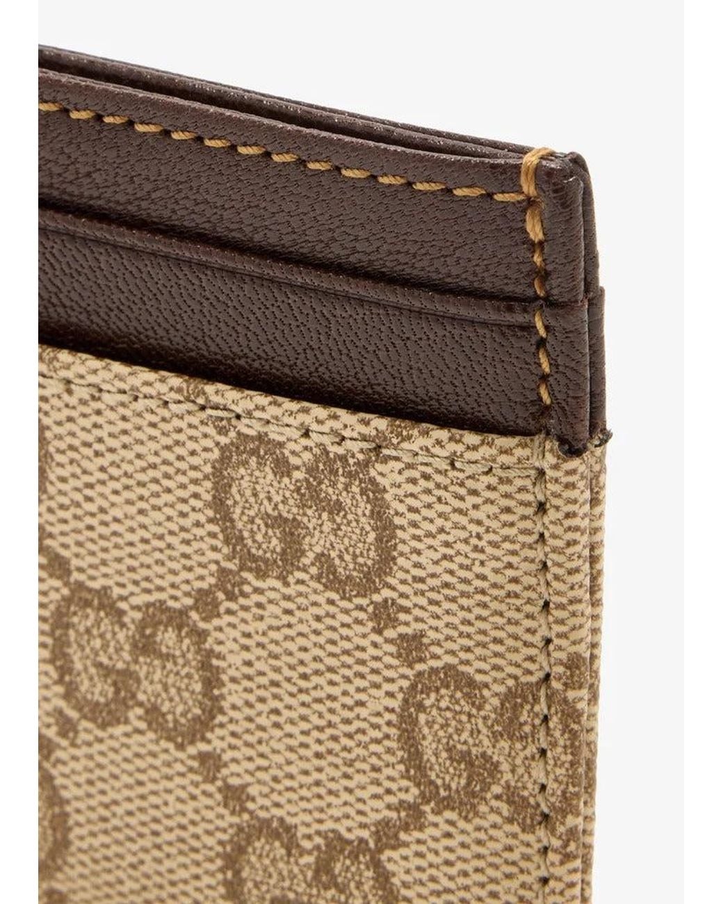 Gucci Natural Essence Classic Card Holder for men