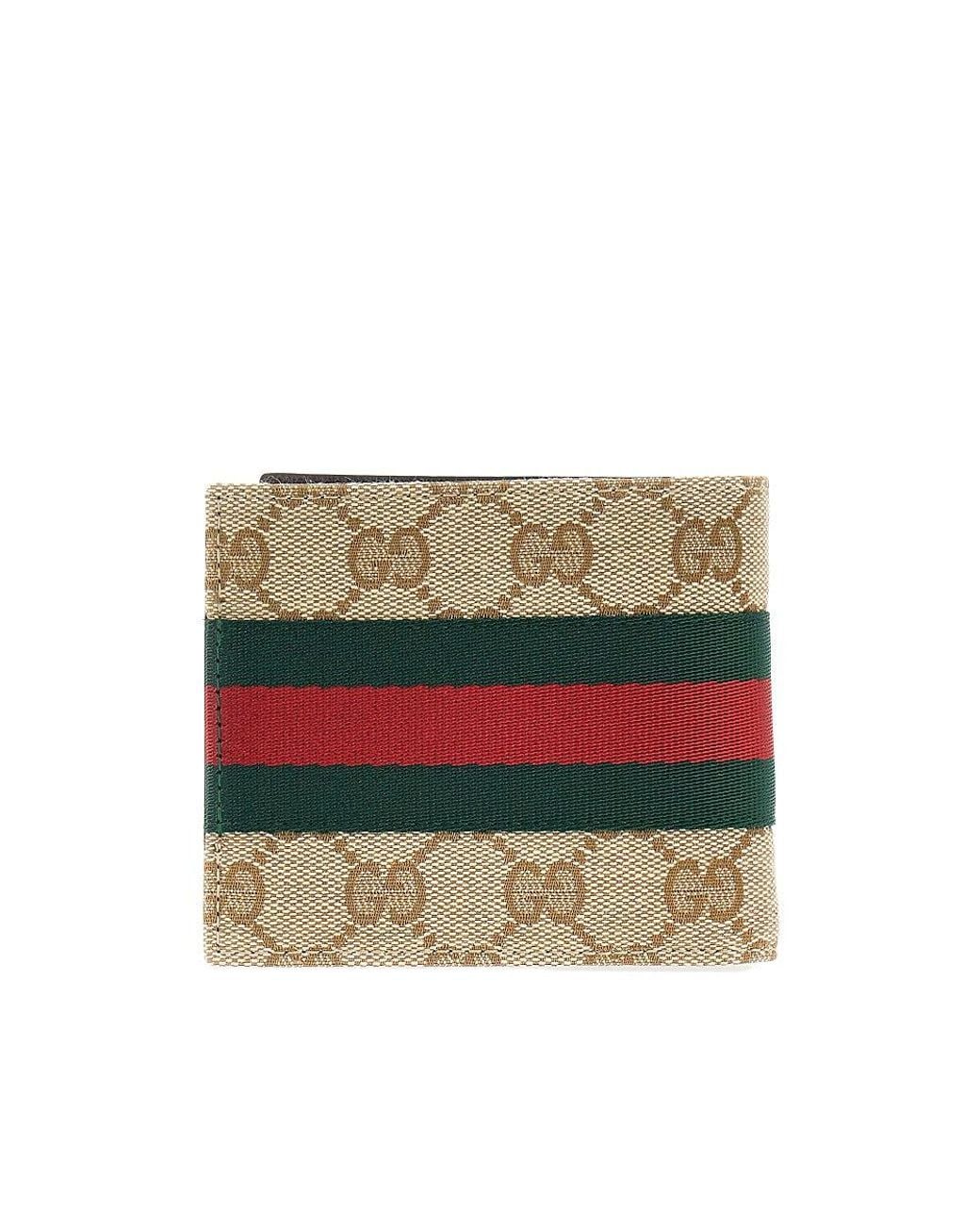 Gucci Green Original Gg Bi-Fold Wallet for men