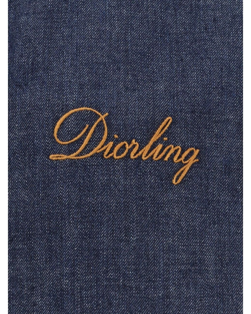 Dior Blue Dior Diorling Denim Jacket for men