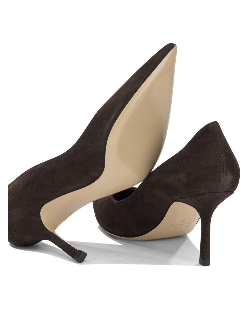 Ninalilou Black Suede Leather Pumps
