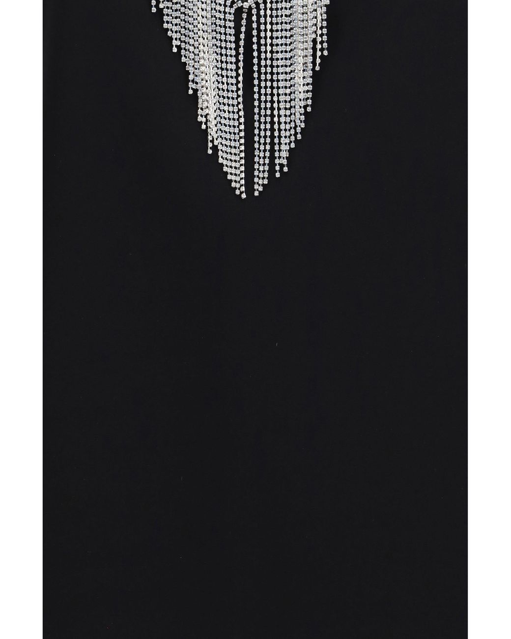 Max Mara Black Faglia V-Neck Top Nero