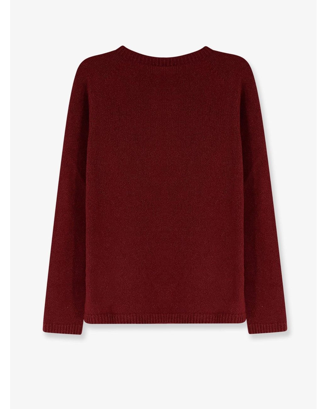Max Mara Red Smmgeorg Wool And Cashmere Sweater