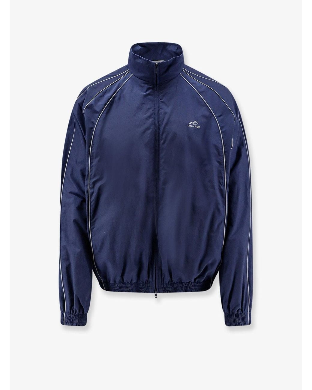 Balenciaga Blue Tracksuit Jacket With Logo for men