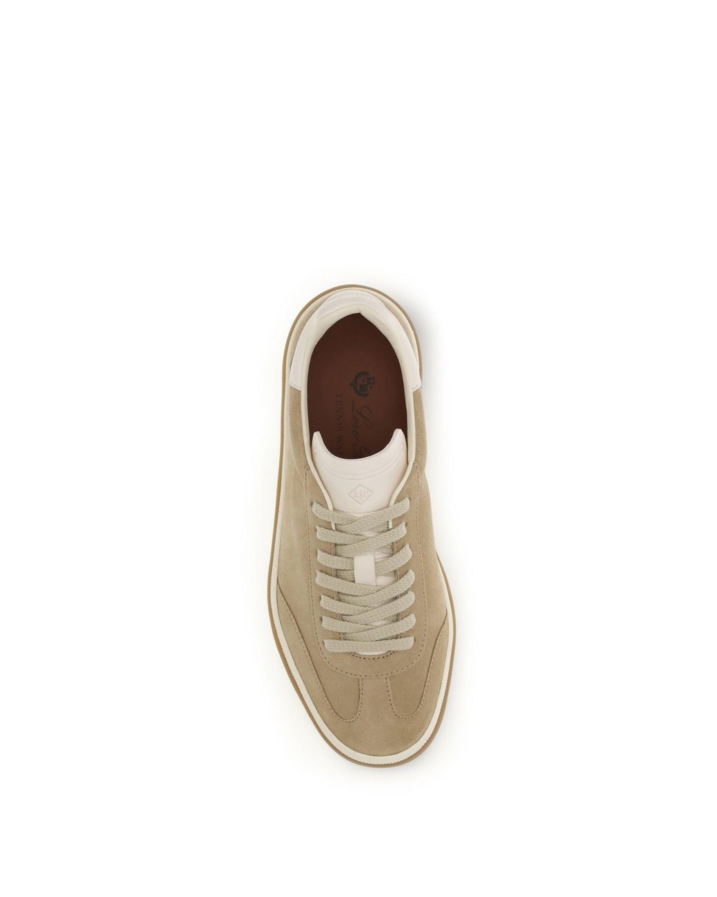 Loro Piana Natural Suede Tennis Walk Sneakers