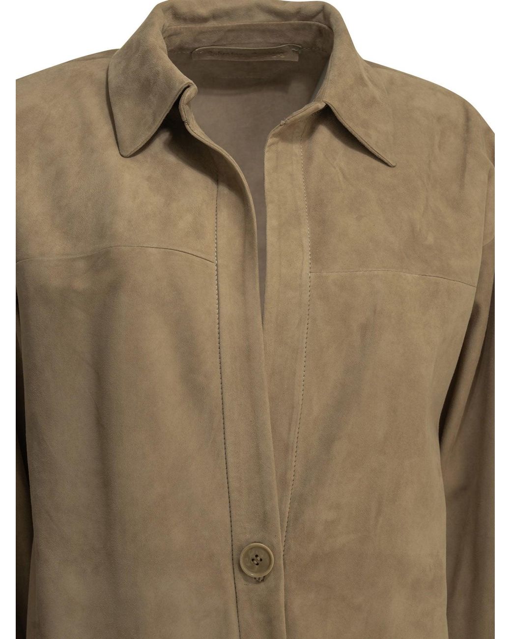 Salvatore Santoro Green Suede Leather Jacket