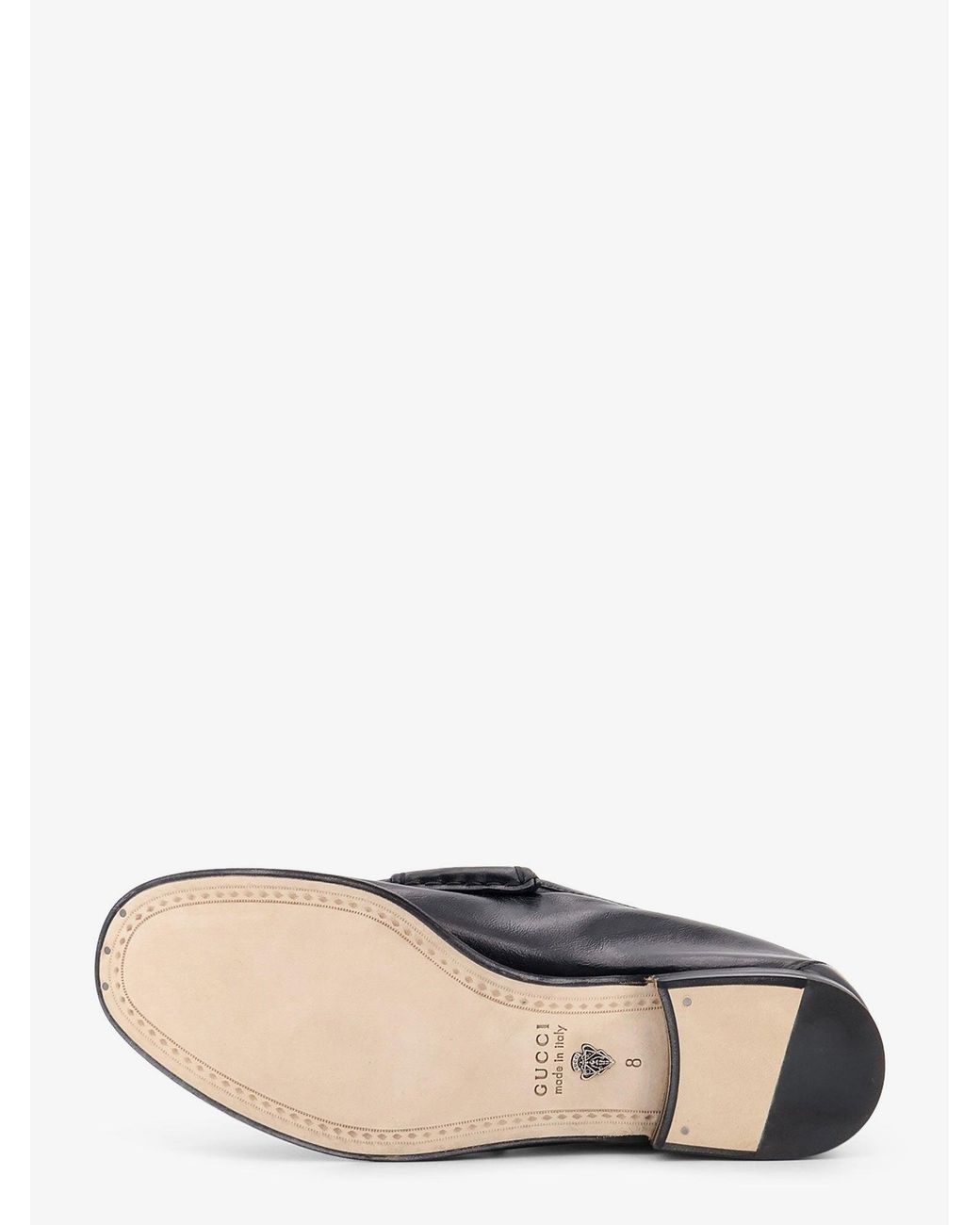 Gucci White Lugano Leather Loafers for men