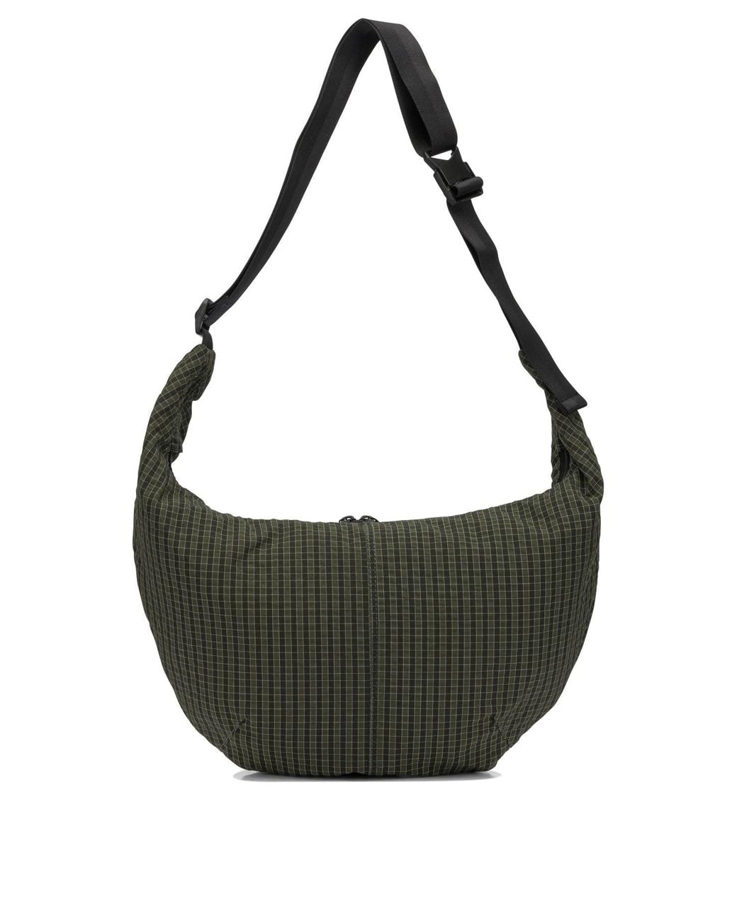 Comme des Garçons Metallic Comme Des Garçons Homme Plus "Grid Check" Large Shoulder Bag for men