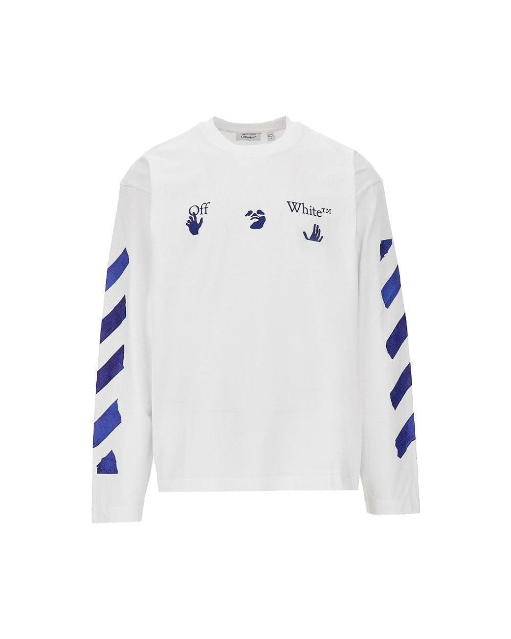 Off-White c/o Virgil Abloh White 'Bacco Arrow Skate' Cotton T-Shirt for men