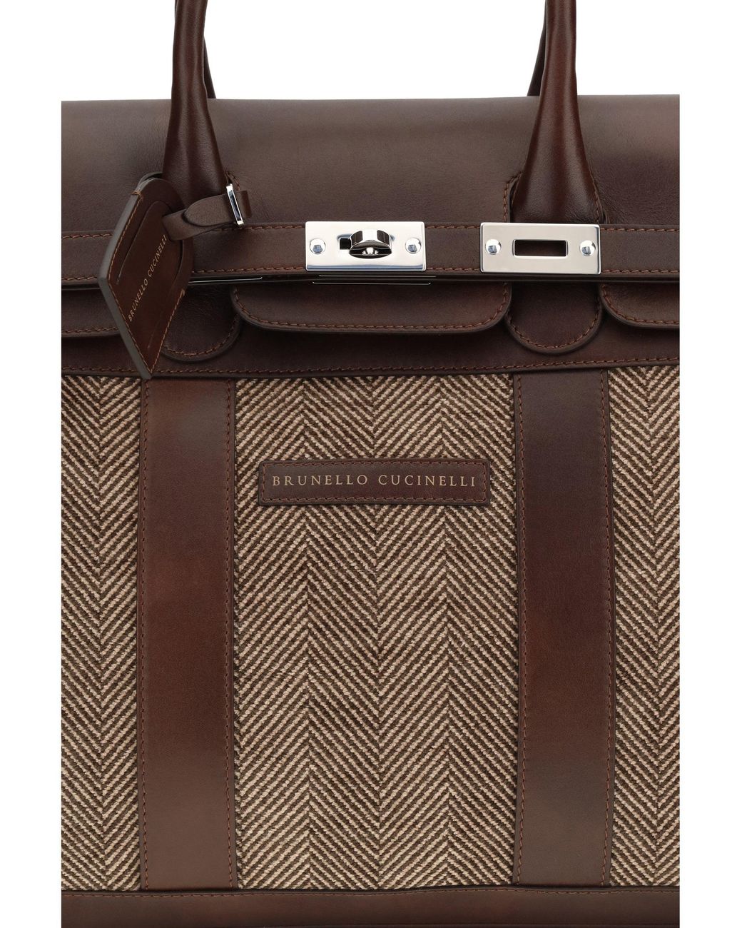Brunello Cucinelli Brown Travel Bag for men
